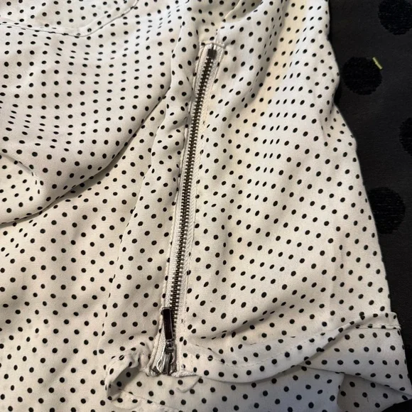 Maurices Black & White Polkadot Dressy Tank - Picture 5 of 5